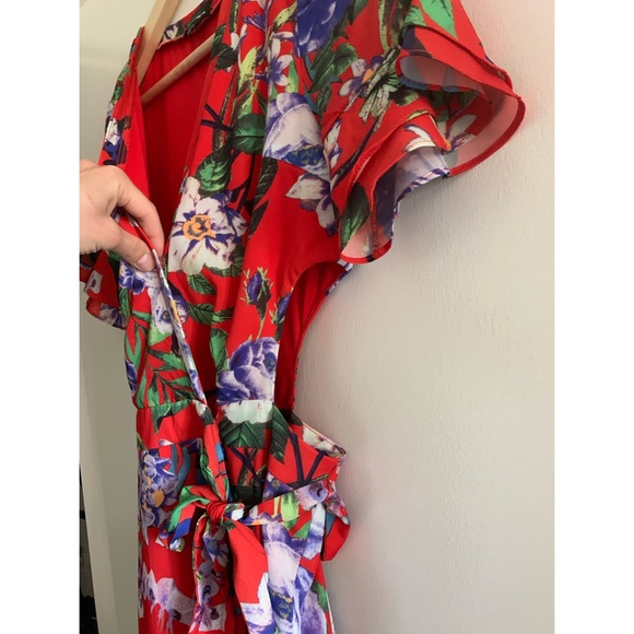 Fashion Nova Floral Ruffled Dress - Picture 3 of 3